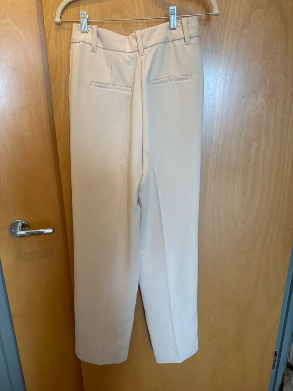Aritza Wilfred Cream Straight-Leg Trousers